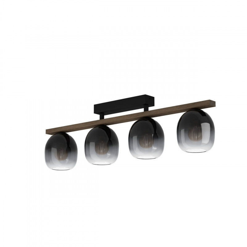 FILAGO TECHO ACERO CAFÉ OSCURO L880 H250 E27 4X40W IP20