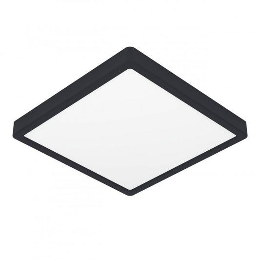 FUEVA 6 SP PLASTICO NEGRO L290 H25 2795K LED 2100LM 13W IP20