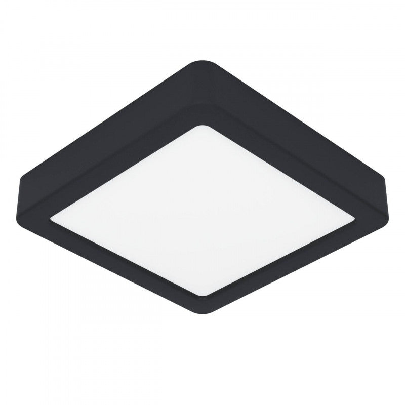 FUEVA 6 SP PLASTICO NEGRO L150 H25  2795K LED 1100LM 7W IP20