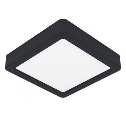 FUEVA 6 SP PLASTICO NEGRO L150 H25  2795K LED 1100LM 7W IP20