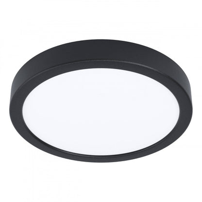 FUEVA 6 SP PLASTICO NEGRO  H25 DM211 2795K 1550LM 11,5W IP20