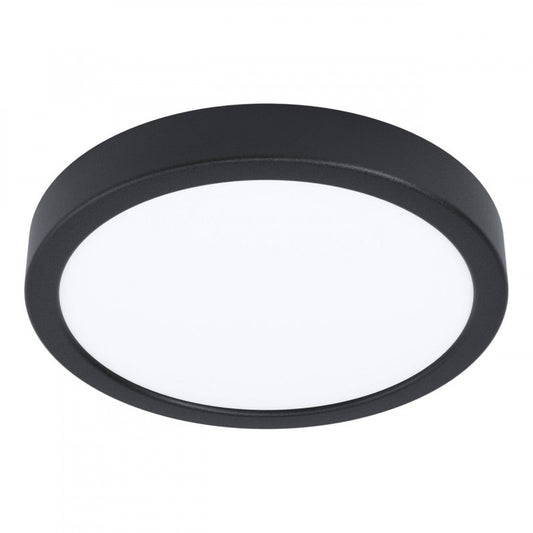 FUEVA 6 SP PLASTICO NEGRO  H25 DM211 2795K 1550LM 11,5W IP20