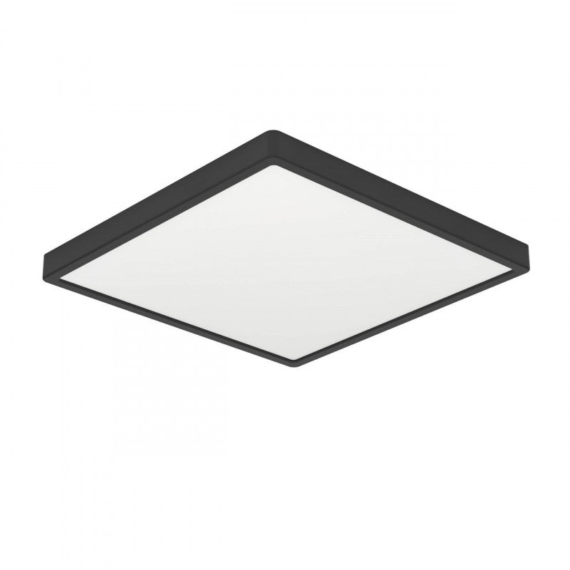 FUEVA 6 SP PLASTICO NEGRO L390 H25  2795K 2800LM 17,5W IP20