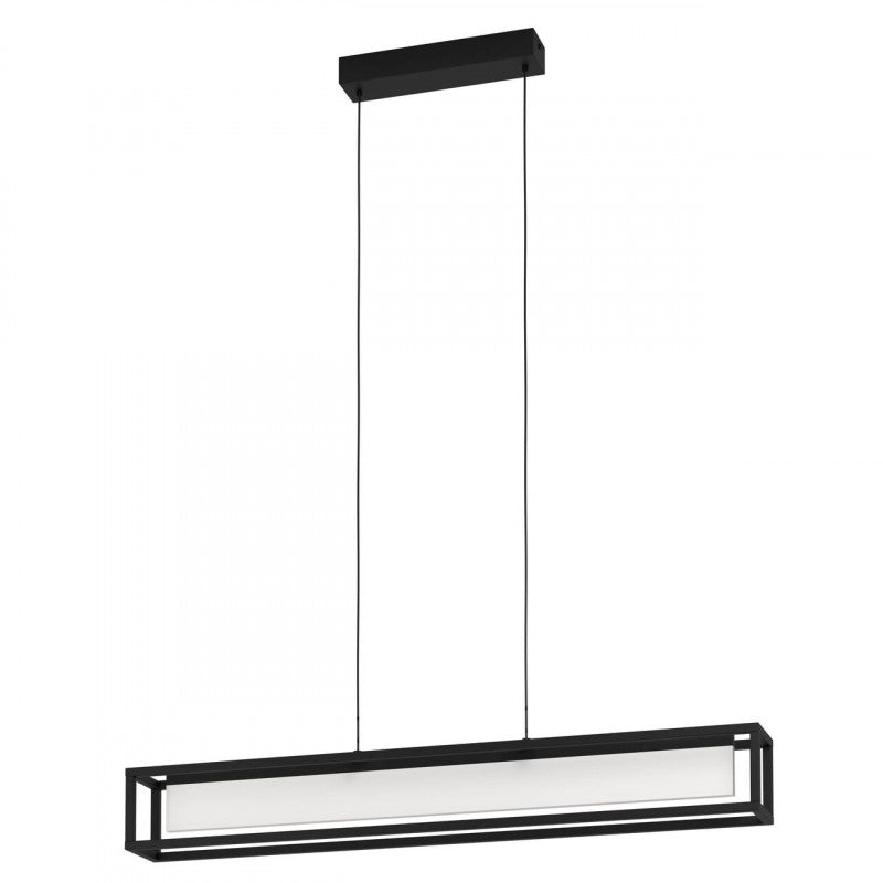 GUALAJO COLG ACERO  L890 H1500 3000K LED 3000lm 27W