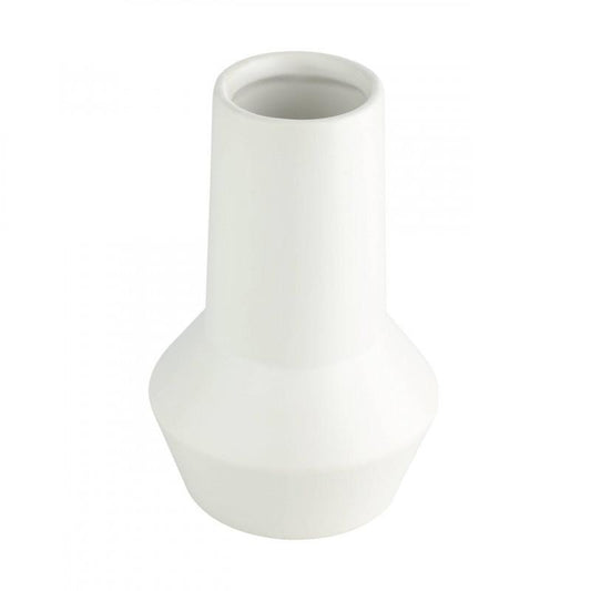 HIRADO JARRÓN DE CERÁMICA BLANCO L0 H200 DM130