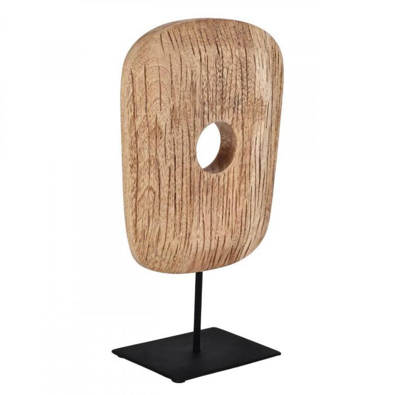 DECORACION HOKUTA NEGRO MADERA L250 H335 DM0