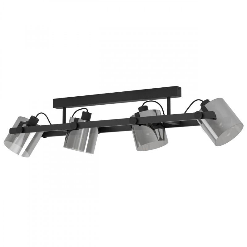 HORNWOOD 2 LAMP TECHO ACERO MADERA L1110 H265 E27 4X40W IP20