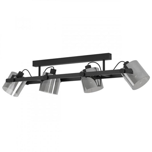 HORNWOOD 2 LAMP TECHO ACERO MADERA L1110 H265 E27 4X40W IP20