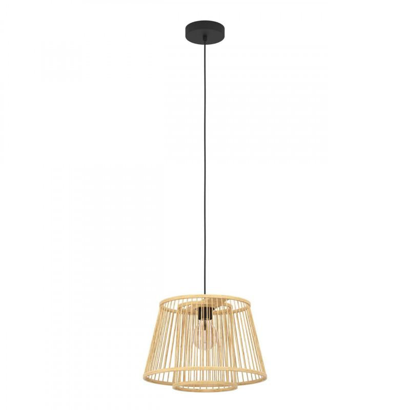 HYKEHAM COLG ACERO NEGRO H1100 DM380 E27 1X40W IP20
