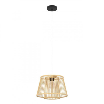 HYKEHAM COLG ACERO NEGRO H1100 DM380 E27 1X40W IP20