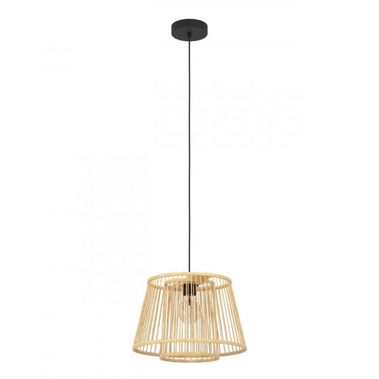 HYKEHAM COLG ACERO NEGRO H1100 DM380 E27 1X40W IP20
