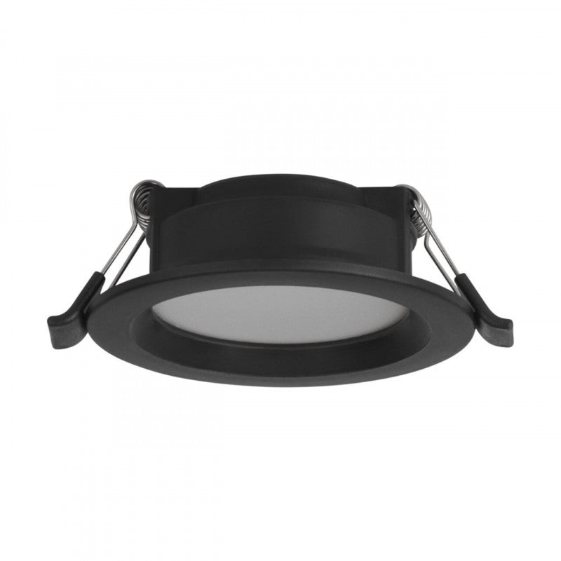IDUN-E EMB PLASTICO NEGRO  H31 DM86 4000K LED 485LM 4W IP20
