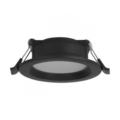 IDUN-E EMB PLASTICO NEGRO  H31 DM86 3000K LED 485LM 4W IP20