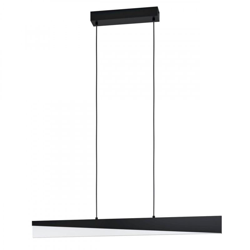 ISIDRO COLG ALUM ACERO L795 H1100 3000K LED 3850lm 27W IP20