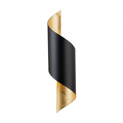 JABALOYAS APLIQUE MURO NEGRO DORADO H630 1X40W E27