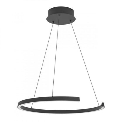 LABONETE COLG ALUM NEGRO H1800 DM800 2265K LED 4100LM IP20