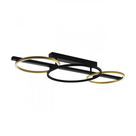 LANACERA TECHO ACERO L965 H155 3000K LED 3600lm