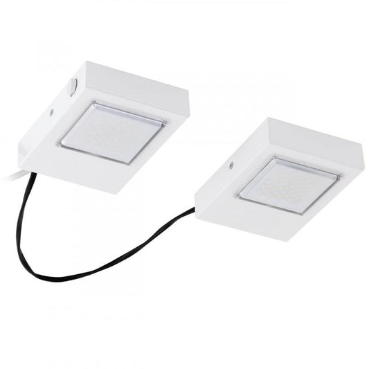 LAVAIO APLIQUE BAJO MUEBLE BLANCO 140X30 2X3,7W LED 560lm