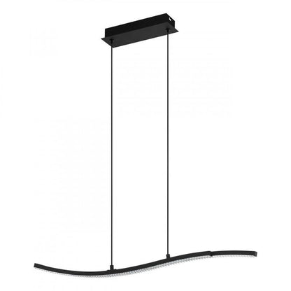LEJIAS LAMP COLG ACERO NEGRO H1100 3000K LED 2600lm 21,5W