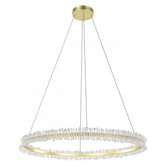 LUCAINENA COLG ACERO BRONCEADO H1500 DM960 4000K LED 6800lm