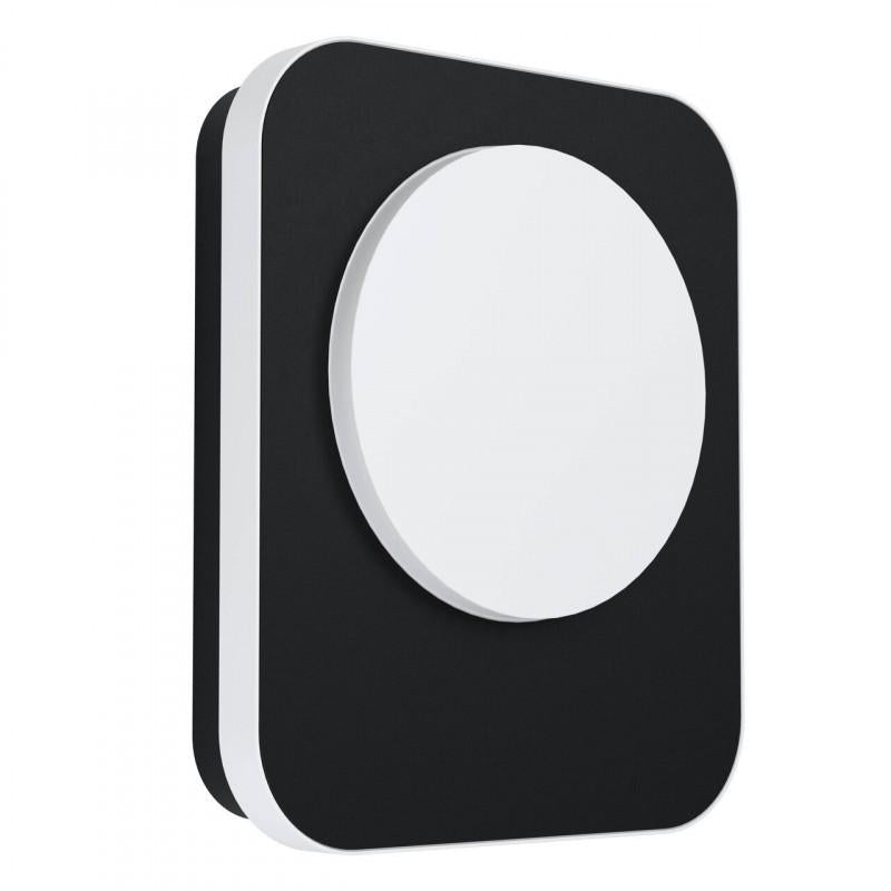 MADRIZ APLIQUE ALUM NEGRO L230 H190 3000K LED 993lm 9W IP44