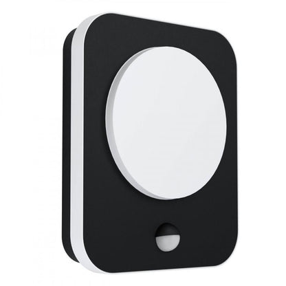 MADRIZ APLIQUE ALUM NEGRO L230 H190 3000K LED 993lm 9W IP44