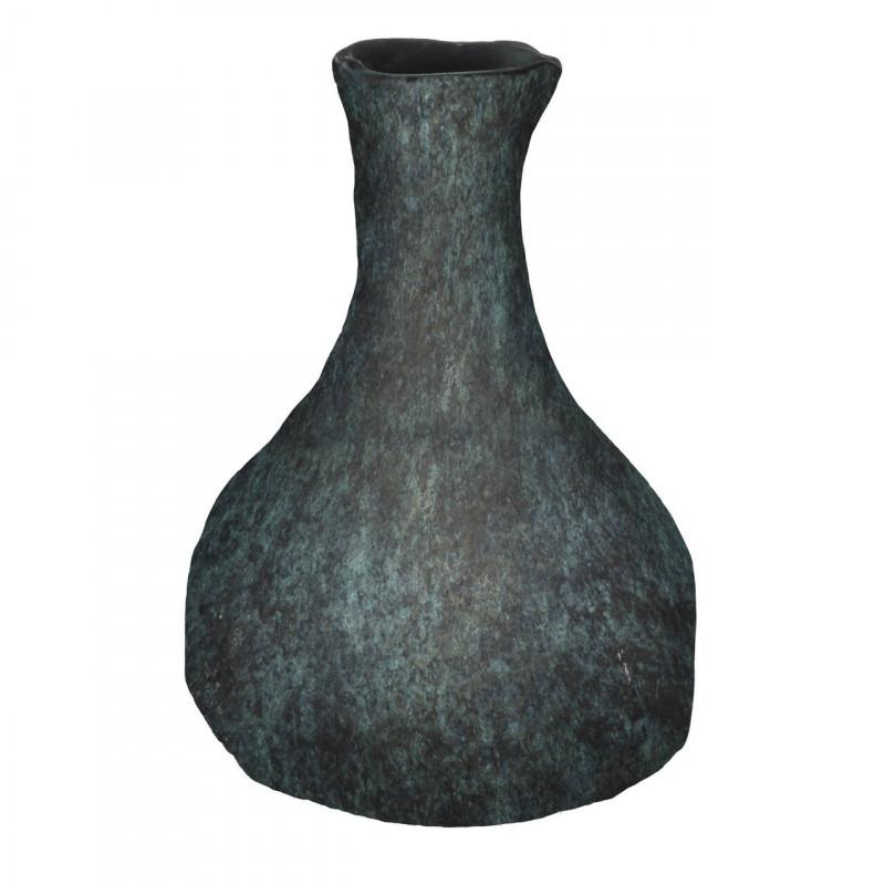 MALIMONO FLORERO METALICO ALUM PÁTINA VERDE L170 H250 DM0