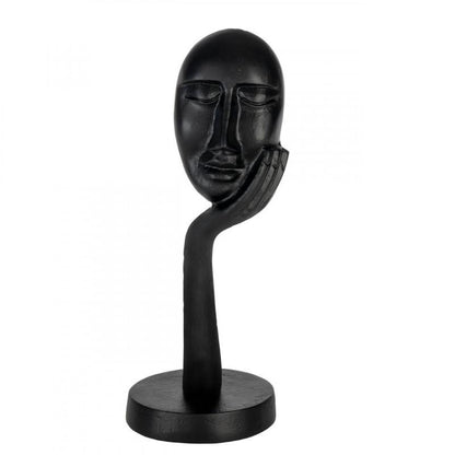 MANAMBATO OBJETO DE DECORACIÓN ALUM NEGRO  H300 DM110
