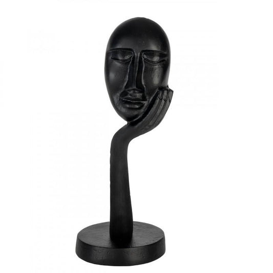 MANAMBATO OBJETO DE DECORACIÓN ALUM NEGRO  H300 DM110