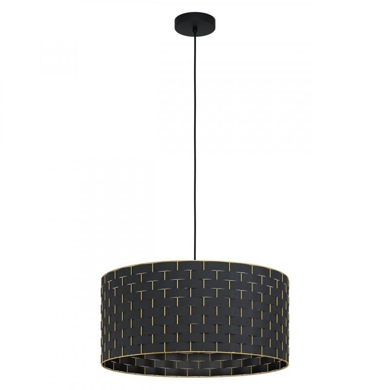 MARASALES LAMP COLG ACERO NEGRO H1100 DM550 E27 1X40W IP20