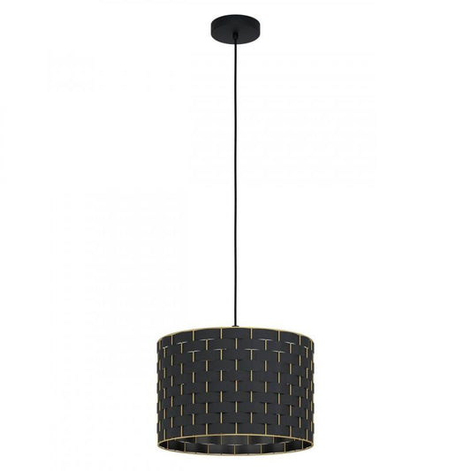 MARASALES LAMP COLG ACERO NEGRO H1100 DM380 E27 1X40W IP20