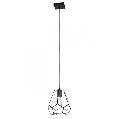 MARDYKE LAMP COLG ACERO NEGRO H1100 DM230 E27 1X40W IP20