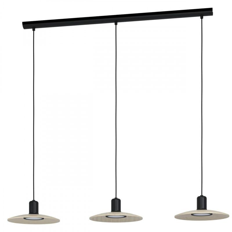 MAYAZES COLG ACERO NEGRO L1050 H1500 GU10 3X5W IP20