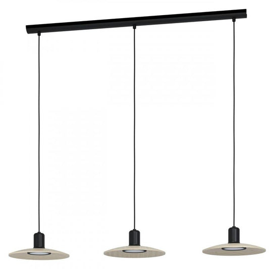 MAYAZES COLG ACERO NEGRO L1050 H1500 GU10 3X5W IP20