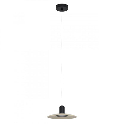 MAYAZES COLG ACERO NEGRO H1500 DM250 GU10 1X5W IP20