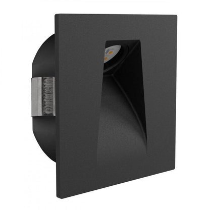 MECINOS LAMP EMB ACERO NEGRO L80 3000K LED 200lm 1X2W