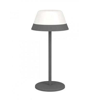 MEGGIANO SOBREMESA PLASTICO GRIS H320 DM150 3000K LED IP54