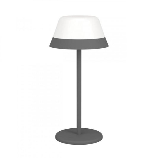 MEGGIANO SOBREMESA PLASTICO GRIS H320 DM150 3000K LED IP54