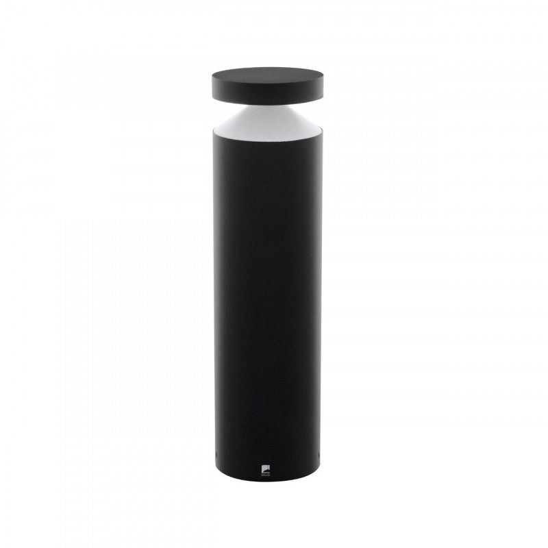 MELZO FAROL POSTE EXT ALU NEGRO PLAST H450 1X11W LED 950lm
