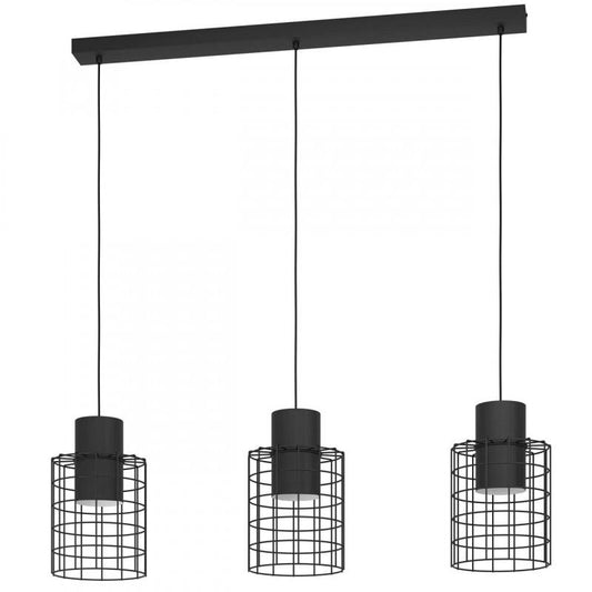 MILLIGAN COLG ACERO NEGRO BLANCO L1030 H1100 E27 3X40W IP20
