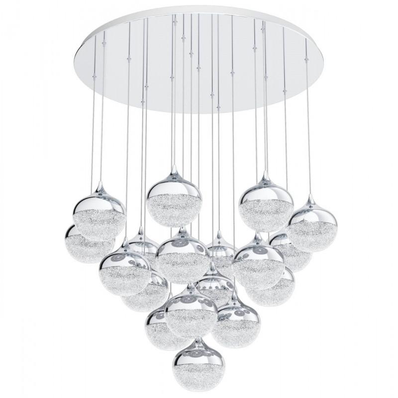 MIOGLIA LAMP COLG ACERO CROMO H2000 DM810 LC LED 18X3 15W
