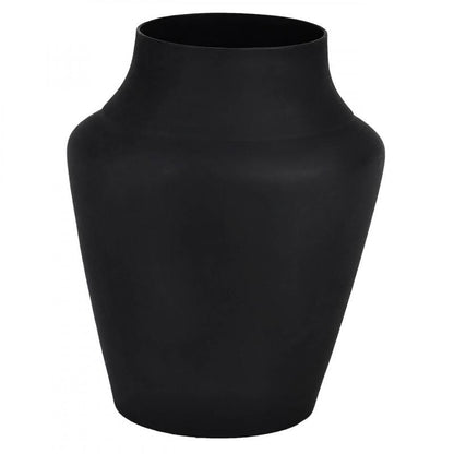 MIOUSKI JARRÓN DE METAL NEGRO L0 H145 DM80
