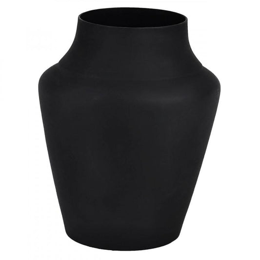 MIOUSKI JARRÓN DE METAL NEGRO L0 H145 DM80