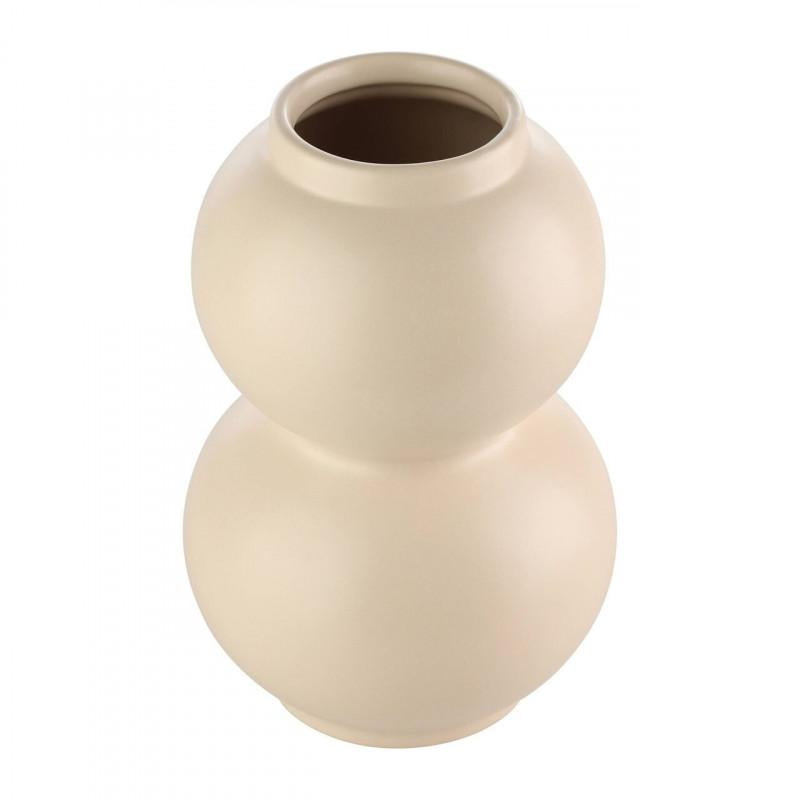 MIYOSHI JARRÓN DE CERÁMICA BEIGE H200 DM130