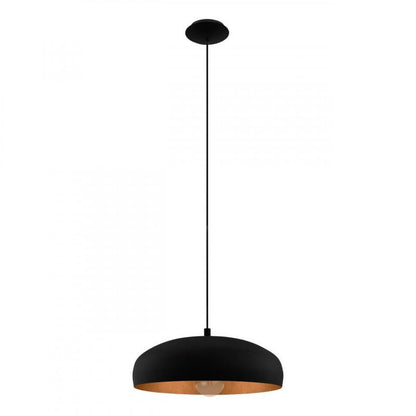 MOGANO 1 LAMP COLG ACERO NEGRO COBRE H1100 DM400 E27 1X60W
