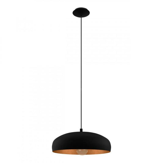 MOGANO 1 LAMP COLG ACERO NEGRO COBRE H1100 DM400 E27 1X60W