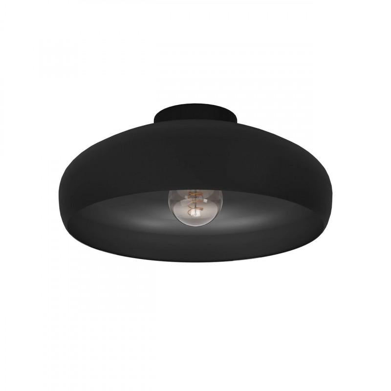 MOGANO LAMP TECHO ACERO NEGRO DM400 E27 1X60W IP20
