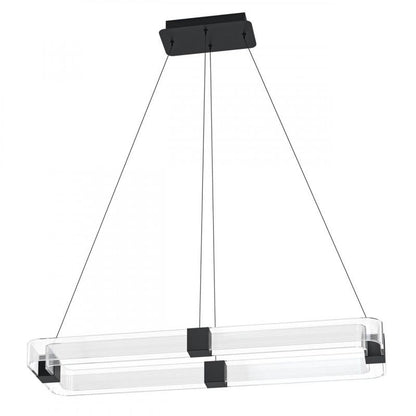 MOGETONELLO COLG ACERO  L1000 H1500 3000K LED 4800lm 4X9 8W