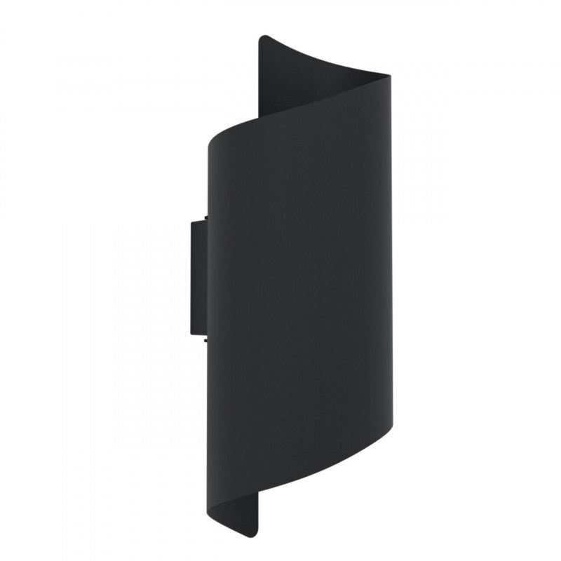 MONTARELLO APLIQUE ACERO NEGRO L110 H275 2793K LED IP44
