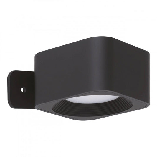MURAGLIE APLIQUE PLASTICO NEGRO L75 H45 3545K lm 1X5W IP20
